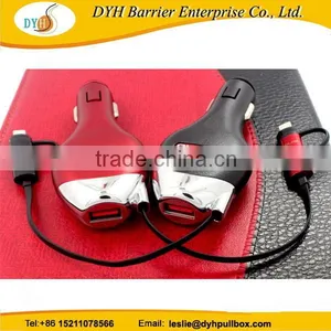 Excellent Quality Superior Dual Usb Ports Smart Car Charger thumbnail-4