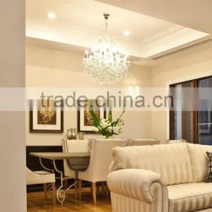 Italian Style Wedding Crystal Chandelier Home Decor Patriot Lighting thumbnail-2