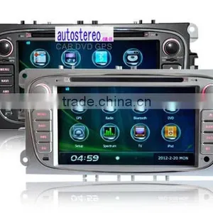 7 Inch Car Stereo GPS Headunit Multimedia DVD Player for Ford FocusKuga Galaxy Mondeo S-Max C-Max Car GPS Navigation Radio Sat thumbnail-4