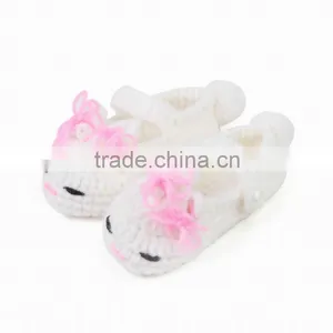 New Born Gift Baby Crochet Shoes Wholesale Lovely Handmade Shoes thumbnail-1