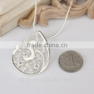 2015 Hot Latest Design Luxurious 925 Silver Shourouk Necklace thumbnail-6