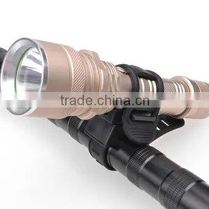 Universal Adjustable Plastic Flashlight Mount for Bicycle Wholesale thumbnail-6