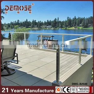 Outdoor Balcony Cable Stainless Steel Railing Systems thumbnail-1