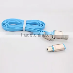2016 Wholesale 2in1 Type C To Micro USB With Detachable Adapter Data Line Cable Quality Choice thumbnail-1