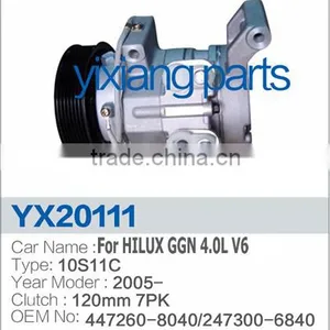 447260-8040 247300-6840 Air Conditioning AC Compressor thumbnail-2