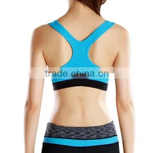 Women Running Fitness Sexy Yoga Seamless Sports Bra thumbnail-4