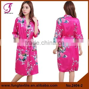 2405 Beautiful Polyester Two-piece Robe For Women thumbnail-6