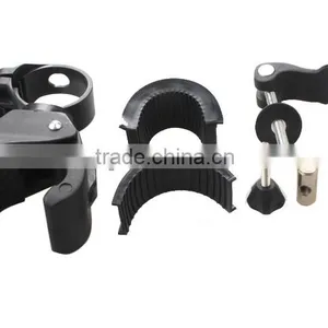 Universal Bicycle Bike LED Torch Front Light Flashlight Mount Bracket Holder New thumbnail-5