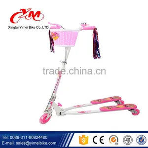 2016 Yimei Patent Kids Kick Scooter With Brake / Best Selling Three Wheels Kids Scooter / Stunt Dirt Aluminum Child Scooter thumbnail-3
