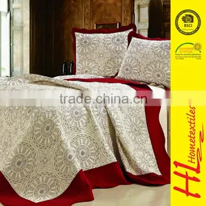 HLHT Welcome ODM Reversible Patchwork Microfiber Quilt thumbnail-1