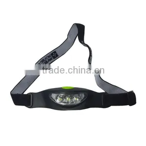 4 Mode Waterproof IPX6 1Watt LED + 2 Red LED Headlamp Handy Motile Headlight for Bicycle Outdoor Spoot Fish Running Head Lamp thumbnail-2