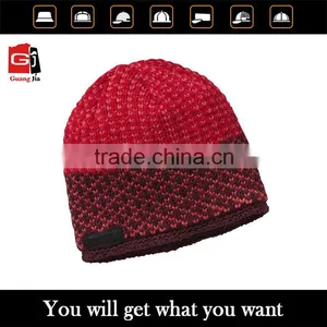 Guangjia Cap Factory Professional Custom Promotional Cheap Colorful Winter Warm Knitted Hats Beanie Wholesale thumbnail-1