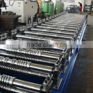 Color Steel Glalvanized Metal Aluminum Glazed Trapezoidal Tile Sheet Roof Wall Panel Double Layer Roll Forming Machine thumbnail-3