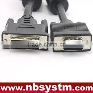 VGA 15pin Male to DVI 24+1 Pin Male Cable thumbnail-1