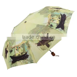Art and Entertainment Oil Painting Hot Sale Promotion Folding Umbrella thumbnail-1