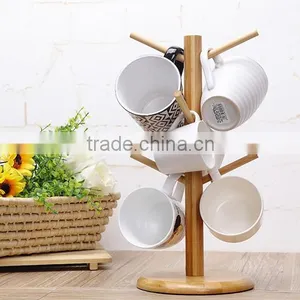 Bamboo Tea Cup Rack thumbnail-1