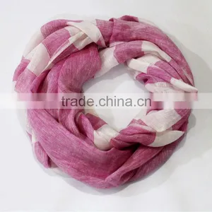 Linen Infinity Scarves Loop Scarves Super Soft Circle Scarf thumbnail-1