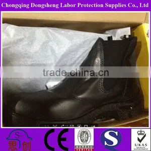 Anti Slip Antistatic no Lace Leather Engineering Working Safety Shoes thumbnail-2