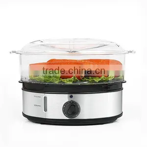 Home 3-layer Stainless Steel Electric Steamer XJ-10102 thumbnail-3