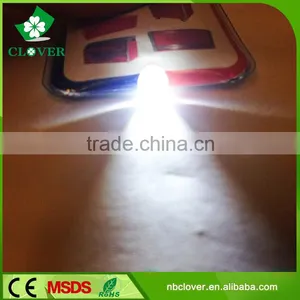 Logo Printing Accepted 1 LED Plastic Led Keychain Flashlight Wholesale thumbnail-4