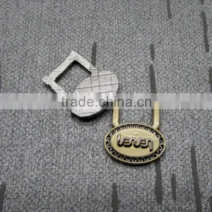 Exquisite Small Metal Stopper Metal Puller For Zipper thumbnail-2