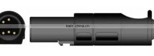 Datex-Ohmeda OxyTip OXY-OL3 Compatible SpO2 Adapter Cable thumbnail-2