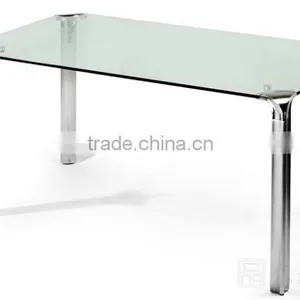 6mm Flat or Curved Clear Tempered Glass for Railings and Table Tops thumbnail-1