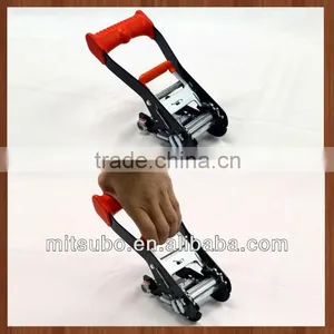 2" Cargo Lashing Ratchet Buckle Straps Truck Ratchet Tie Down thumbnail-1