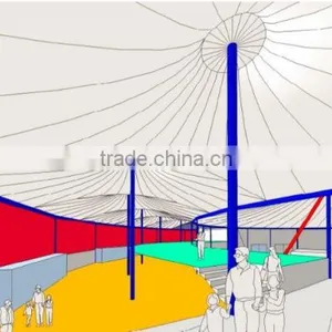 Tensile Fabric Architecture Design for Archaize Building Like Shaolin Temple in Beijing Chaoyang Park thumbnail-6