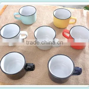 Porclain/ceramic Material Enamel Mug With Enamel Design in Enamel Style Mug thumbnail-3
