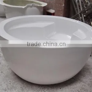 Acrylic Portable Freestand Bathtub,Solid Surface Bathtub,artificial Stone Freestanding Bath Tub thumbnail-2