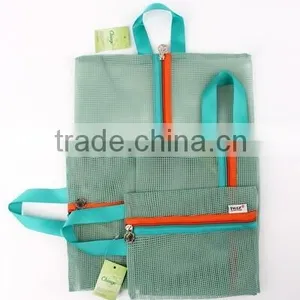 2016 Hot Selling Mesh Style Portable Travel Zipper Storage Bag thumbnail-3
