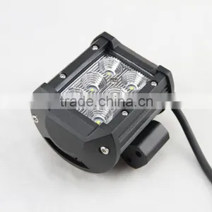 Black Housing Flood Offroad 18W LED off Road Work Lamp 18w LED Worklight Lamp 12V/24V 18W LED Work Light Bar Bulbs thumbnail-4
