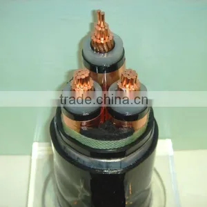 High Voltage 6/35kv XLPE Insulation PVC Sheathed Power Cable thumbnail-3