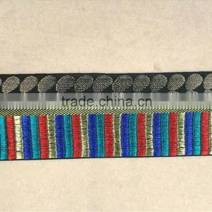Custom Indian Embroidered Ribbon For Clothing thumbnail-5