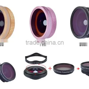 Universal 2 In1 Clip Wide Angle + CPL Filter Mobile Phone Camera Lens For IPhone 5 5C 5S 6 6+ 6S 6S Plus Samsung thumbnail-4