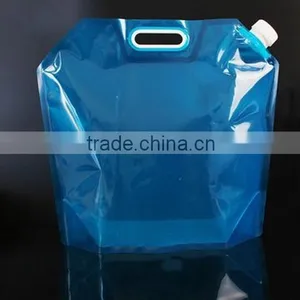 Portable Folding Water Bag / Outdoor Water Carrier Storage / Folding Water Bottle Water Bag thumbnail-4