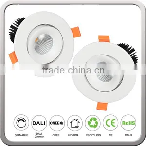 6W 9W Ceiling Recessed LED Down Light for Villa Hotel Shopping Mall thumbnail-1