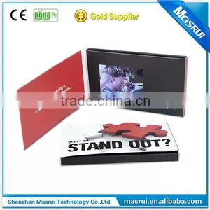 2015 Newest Wedding Decorate LCD Video Wedding Brochure Wedding Invitation thumbnail-1