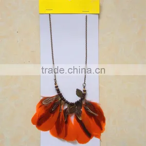 Paragraph-blasting Beautiful Elegant Feather Nacklace thumbnail-1
