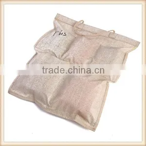 Jute Linen Wall Hanging Storage Bag thumbnail-3