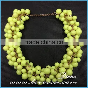 New Fashion Wholesale Women Stones Trendy Beads Necklace for Sale thumbnail-1