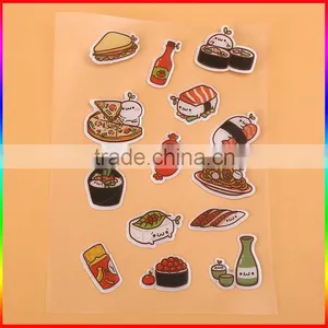 Bake Food Deisgn Cute Epoxy Stickers for Kids thumbnail-1
