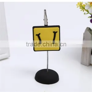 Custom Desk Card Holder Clip, Card Holder Standing Clip, Memo Clip thumbnail-2