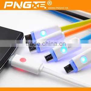 PNGXE Hot Selling Wholesale Micro Usb Cable For Iphone5 LED Light 8 Pin Usb Cable thumbnail-6