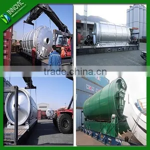 Best Quality Waste Tire Recycling Plant for Tire Pyrolysis Processing Into Tire Oil thumbnail-1