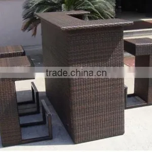 2 Person Seat Aluminum Bar Rattan Cover thumbnail-2