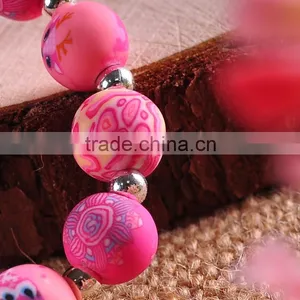 Adorable and Colorful Kids Jewelry Girls Clay Bead Bracelet thumbnail-4