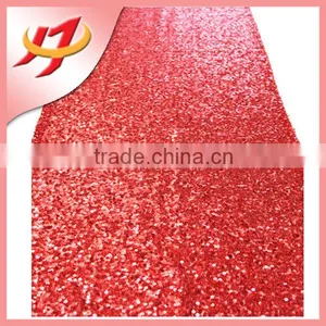 Fancy Luxury Silver Sequin Laser Cut Felt Table Runner for Square Tables thumbnail-5