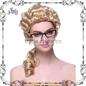 Sale Synthetic Long Curly Lawyer Hair Wigs thumbnail-1